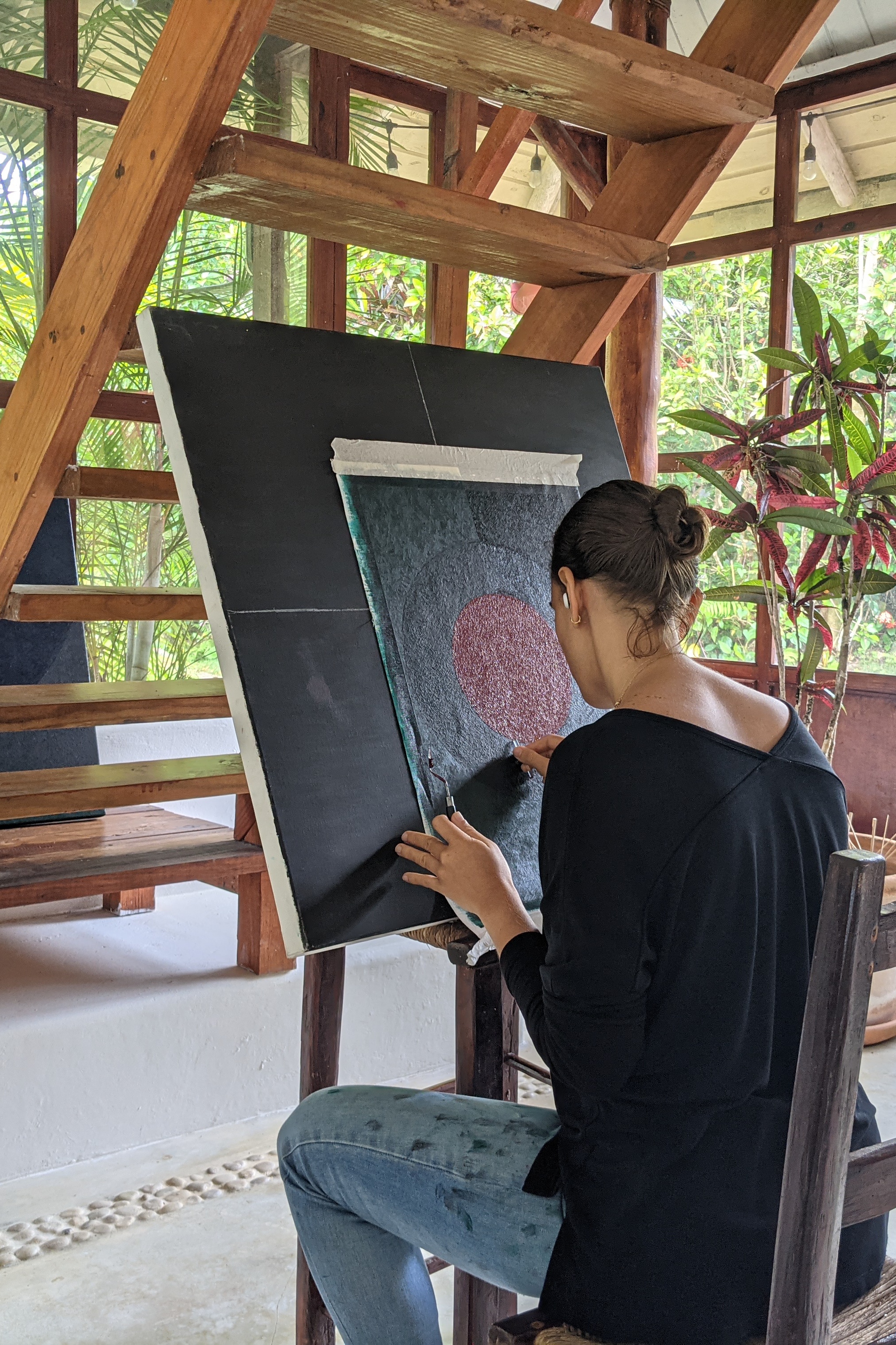 Patricia Abreu Mota sketching